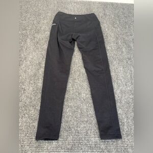 Womens Black Kyodan High Waisted Spandex Athletic Workout Gym Yoga Pants P/S